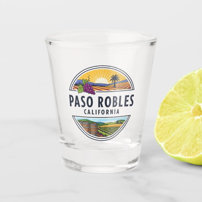 Vaso De Chupito Paso Robles California Central Coast (Anverso)