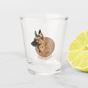 Vaso De Chupito Pastor alemán