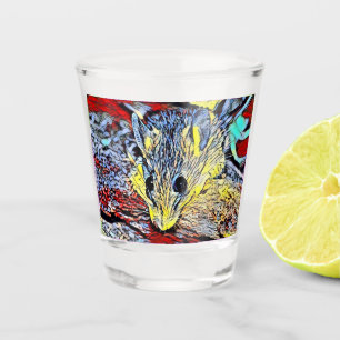 Vaso De Chupito Patada de color - ratón