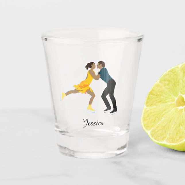 Vaso De Chupito Patinaje artístico (Anverso)
