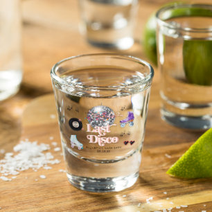 Vaso De Chupito Patinaje sobre ruedas Disco Retro   Despedida de s