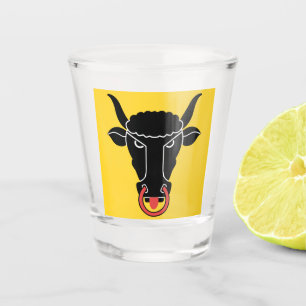 Vaso de chupito patriótico con bandera de Uri, Sui