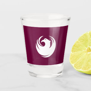Vaso de chupito patriótico con la bandera de la ci