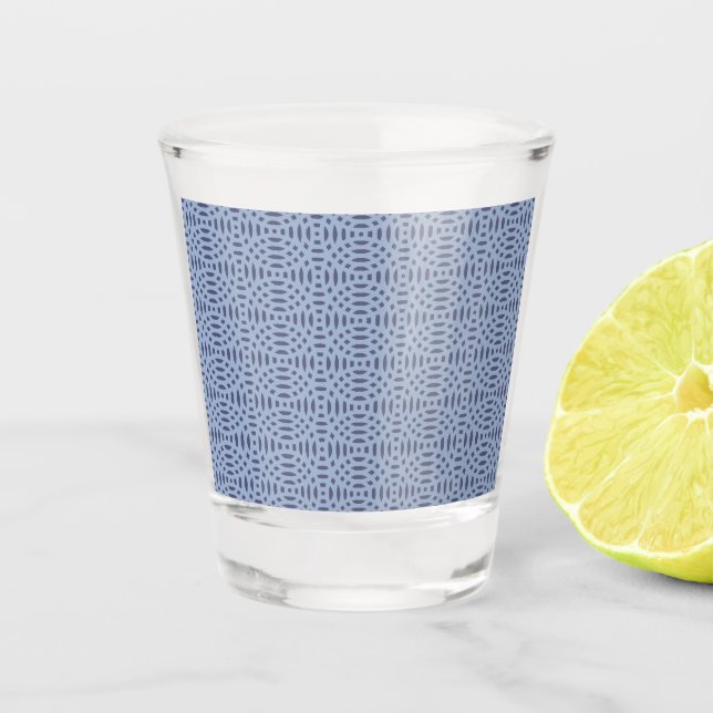 Vaso De Chupito patrón continuo de formas circulares (Anverso)