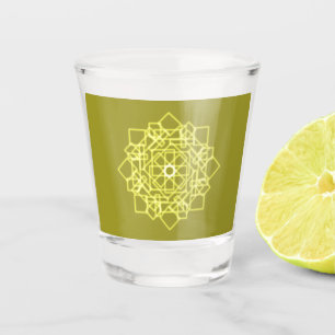 Vaso De Chupito patrón cuadrado tailandés de diseño gráfico modern