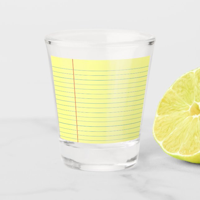 Vaso De Chupito Patrón de almohadilla legal (Anverso)