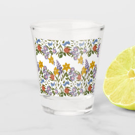 Vaso De Chupito Patrón de flores
