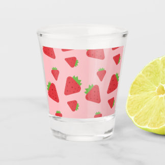 Vaso De Chupito Patrón de fresa suave