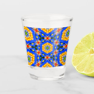 Vaso De Chupito Patrón floral estético