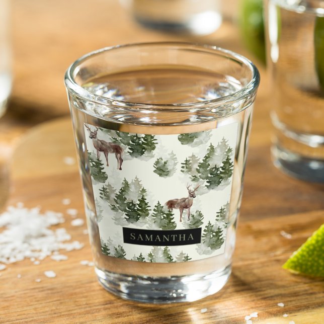 Vaso De Chupito Patrón sin problemas del bosque acuático (Subido por el creador)