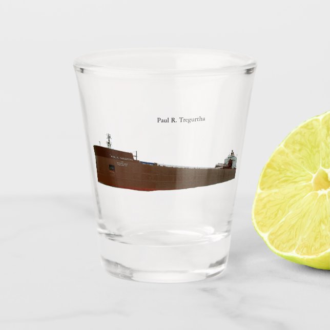 Vaso De Chupito Paul R. Tregurtha (Anverso)