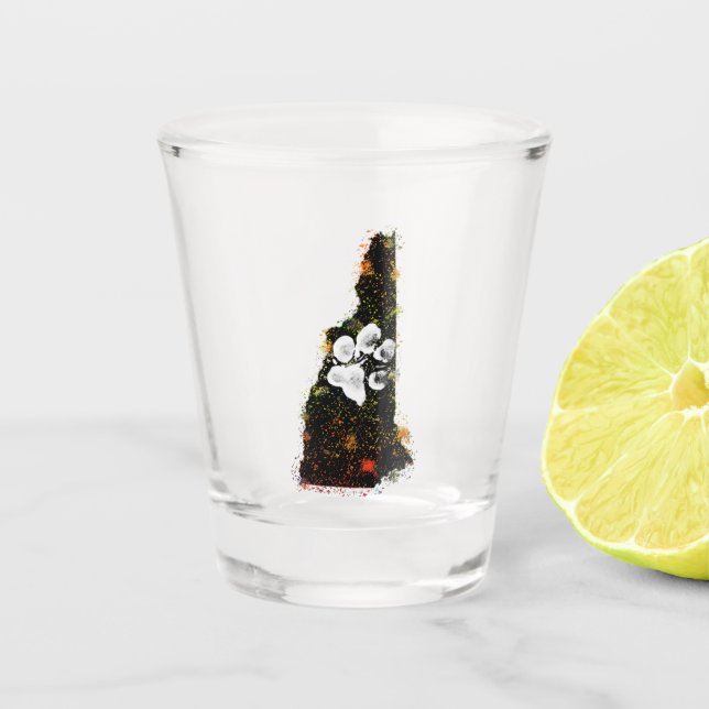 Vaso De Chupito Pawsitively New Hampshire majestuoso (Anverso)
