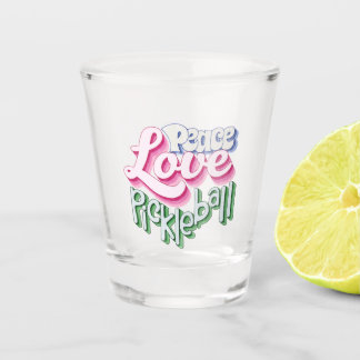 Vaso De Chupito Peace Love Pickleball