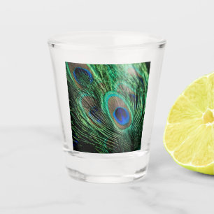 Vaso De Chupito Peacock Feather Lucky