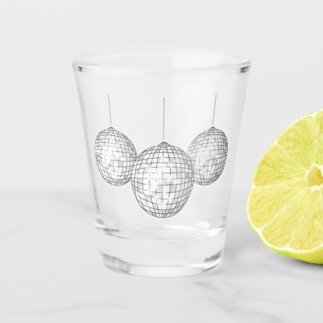 Vaso De Chupito Pelotas de disco (Anverso)