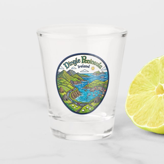 Vaso De Chupito Península de Dingle Irlanda (Anverso)