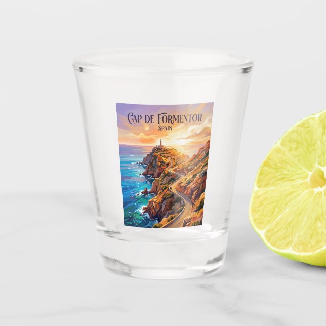 Vaso De Chupito Península de Formentor España (Anverso)