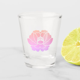 Vaso De Chupito peonía rosa pastel