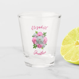 Vaso De Chupito Peony Bouquet Boda