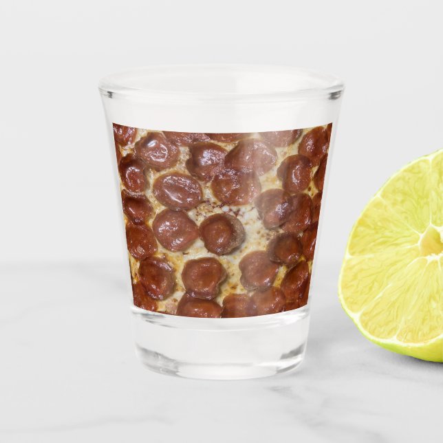Vaso De Chupito Pepperoni Pizza (Anverso)