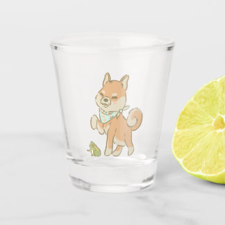 Vaso De Chupito Pequeña rana guardiana