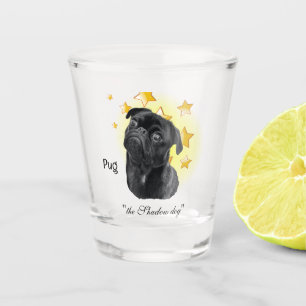 Vaso De Chupito Pequeña y linda jarra negra es una estrella