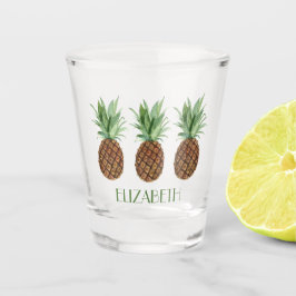 Vaso De Chupito Perrito Tropical Pineapple Personalizado