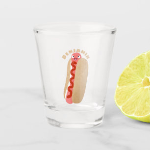 Vaso De Chupito Perro caliente divertido lindo personalizado Weine