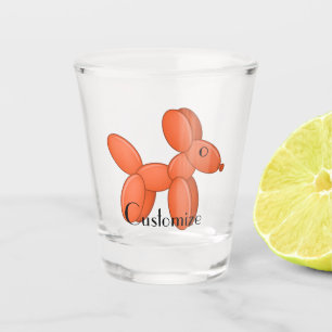 Vaso De Chupito Perro con globo cúbico Thunder_Cove