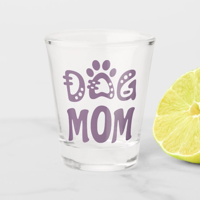 Vaso De Chupito Perro Mamá (Anverso)