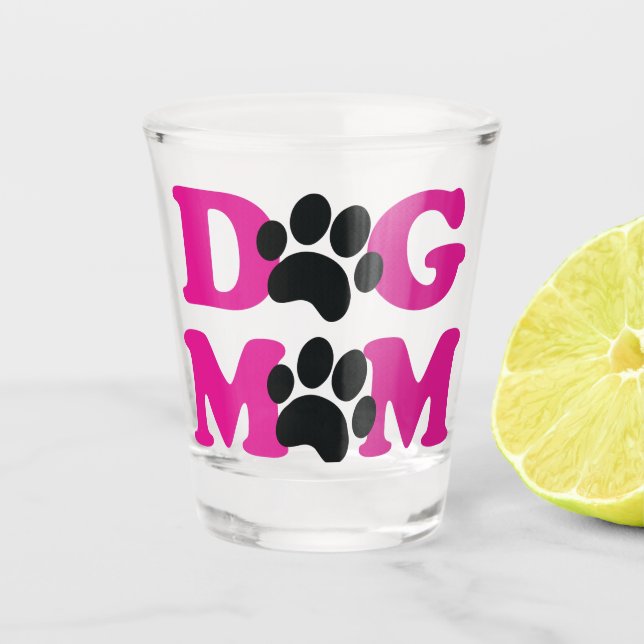 Vaso De Chupito Perro Mamá (Anverso)