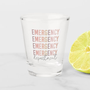 Vaso De Chupito Personal del Departamento de Emergencias ER Enfe
