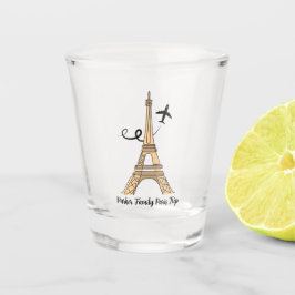 Vaso De Chupito Personalizable París Viaje Moda Torre Eiffel