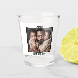 Vaso De Chupito Personalización afroamericana del mejor papá