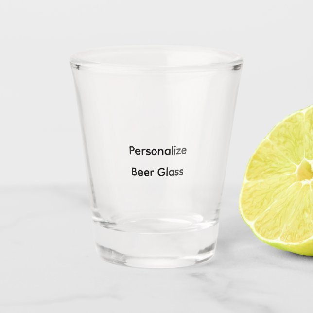 Vaso de chupito personalizado (Anverso)