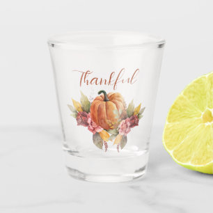 Vaso De Chupito Personalizado Agradecimiento de la Calabaza de Acc