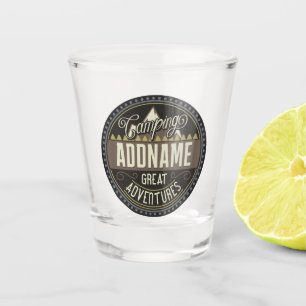 Vaso De Chupito Personalizado AGREGAR NOMBRE Familia Camping Reuni