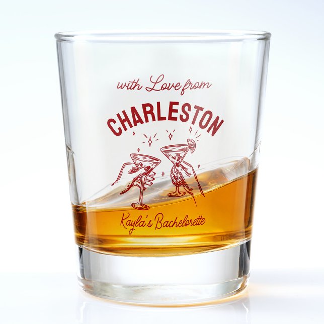 Vaso De Chupito Personalizado con amor desde la soltera de destino (Subido por el creador)