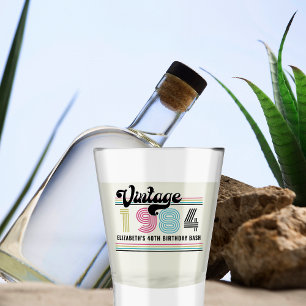 Vaso De Chupito Personalizado Con Nombre Cualquier Antiguo Cumplea