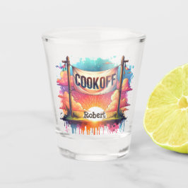 Vaso De Chupito Personalizado de Cocina de Cowboy Occidental BBQ