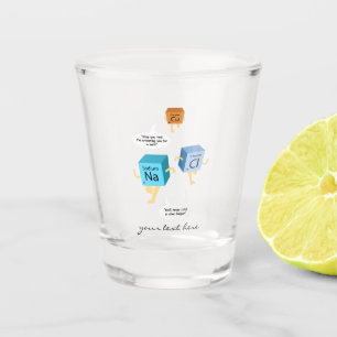 Vaso De Chupito Personalizado de docentes de elementos de tabla pe