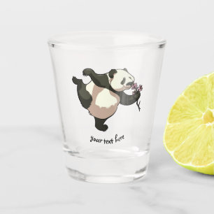 Vaso De Chupito Personalizado de Flores de Flores de Flores de Flo