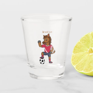 Vaso De Chupito Personalizado de fútbol divertido y divertido