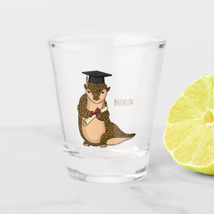 Vaso De Chupito Personalizado de graduación de pangolin lindo