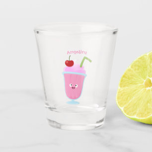Vaso De Chupito Personalizado de helados de fresa de fresa