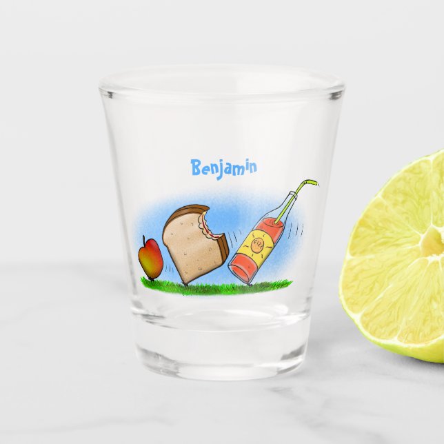 Vaso De Chupito Personalizado de hormigas divertidas (Anverso)