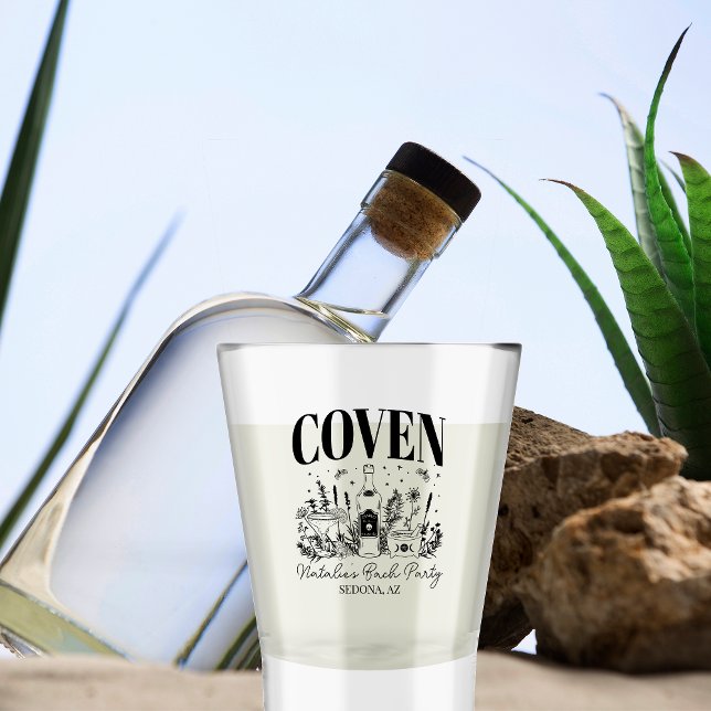 Vaso De Chupito Personalizado de la fiesta de la soltera con bruje (Subido por el creador)
