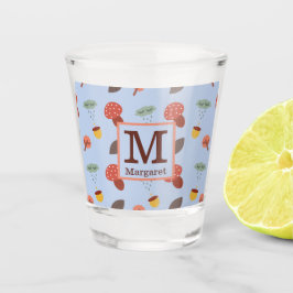 Vaso de chupito personalizado de otoño