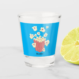 Vaso De Chupito Personalizado de palomitas de palomitas graciosas