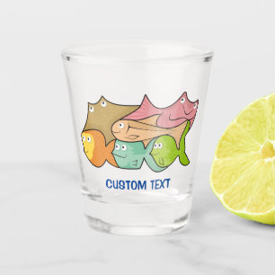 Vaso De Chupito Personalizado de pescado